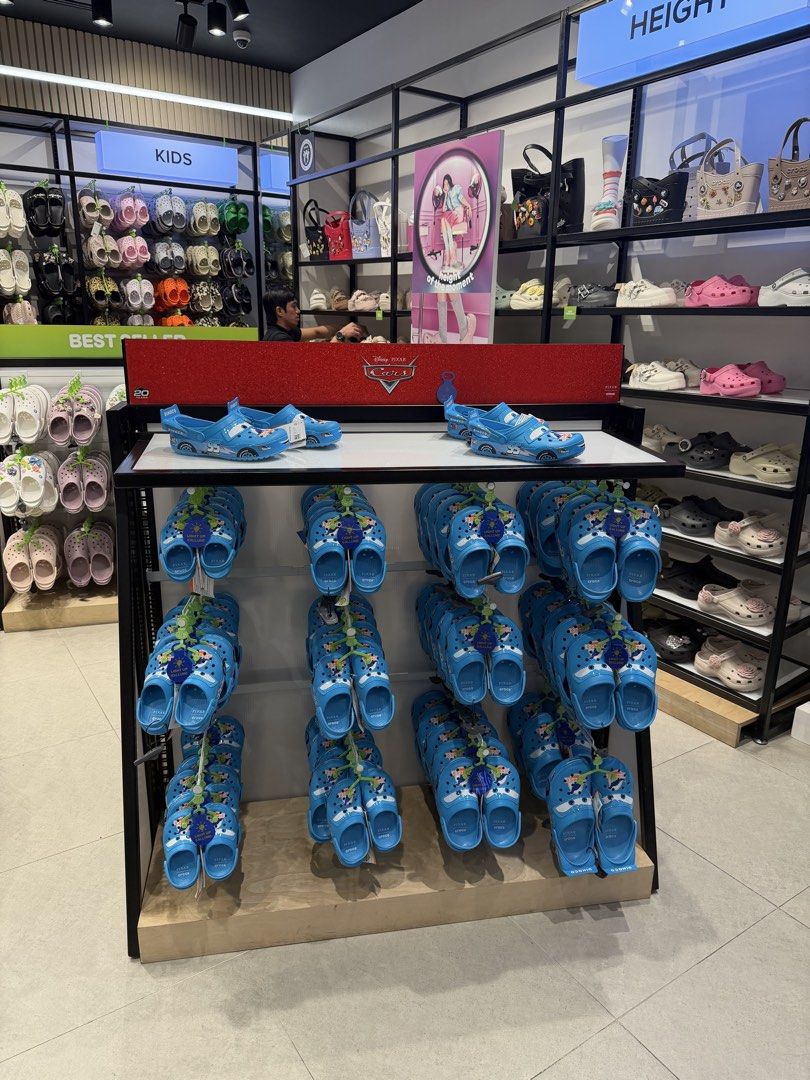 Crocs Lightning Mcqueen Dinoco Blue (Category: Casual Shoes) located in Manila. Submitted by giotamayo04 (Listing ID 1462357252, Image 2). Description: 6,500 php each On hand Size 8 (2) Local Release. Location: Manila, Pasay, Bulacan .