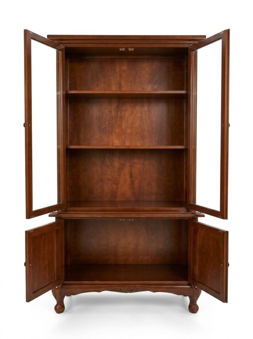 Curio solid wood display cabinet (Category: Shelves, Cabinets & Racks) located in Bulacan. Submitted by duncayow (Listing ID 1462391916, Image 2). Description: plus delivery fee.