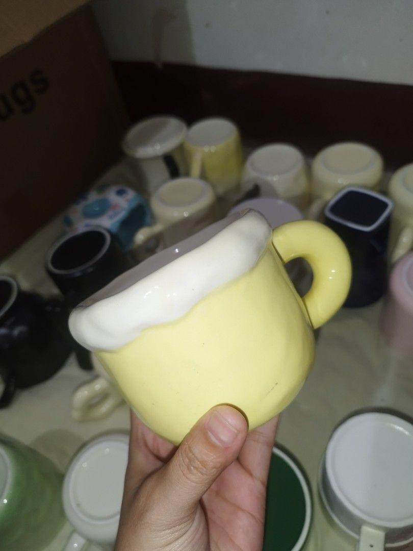 Cute Ceramic Mugs (Category: Coffee & Tea Tableware) located in Manila. Submitted by rslynsnchz51648 (Listing ID 1462353329, Image 1). Description: - Unique ceramic mugs available - Designs include: Festive Santa, Cool Wrench-Handle, Charming Butterfly, 'Good Luck' - Ideal for coffee, tea, or hot chocolate - Great as gifts or for personal use - Add a fun touch to your kitchen.