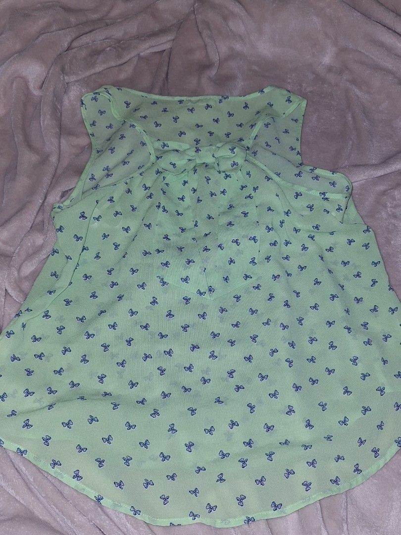 Cute Mint Ribbon Top (Category: Sleeveless) located in Quezon City. Submitted by mintchocoscoops (Listing ID 1462388774, Image 1). Description: .