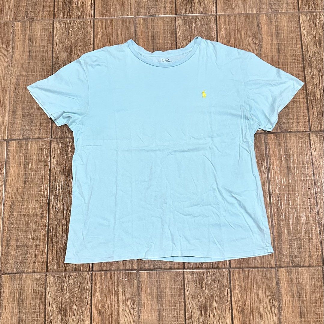 CYAN RALPH LAUREN (Category: Tshirts & Polo Shirts ) located in Manila. Submitted by urban.vintage (Listing ID 1462414011, Image 1). Description: ISSUEs:NONE (NEED WASH) MOP :GCASH (NO COD) SHIP VIA: LALAMOVE & J&T LOCATION: PASIG CITY LENGTH: 26 WIDTH :23.