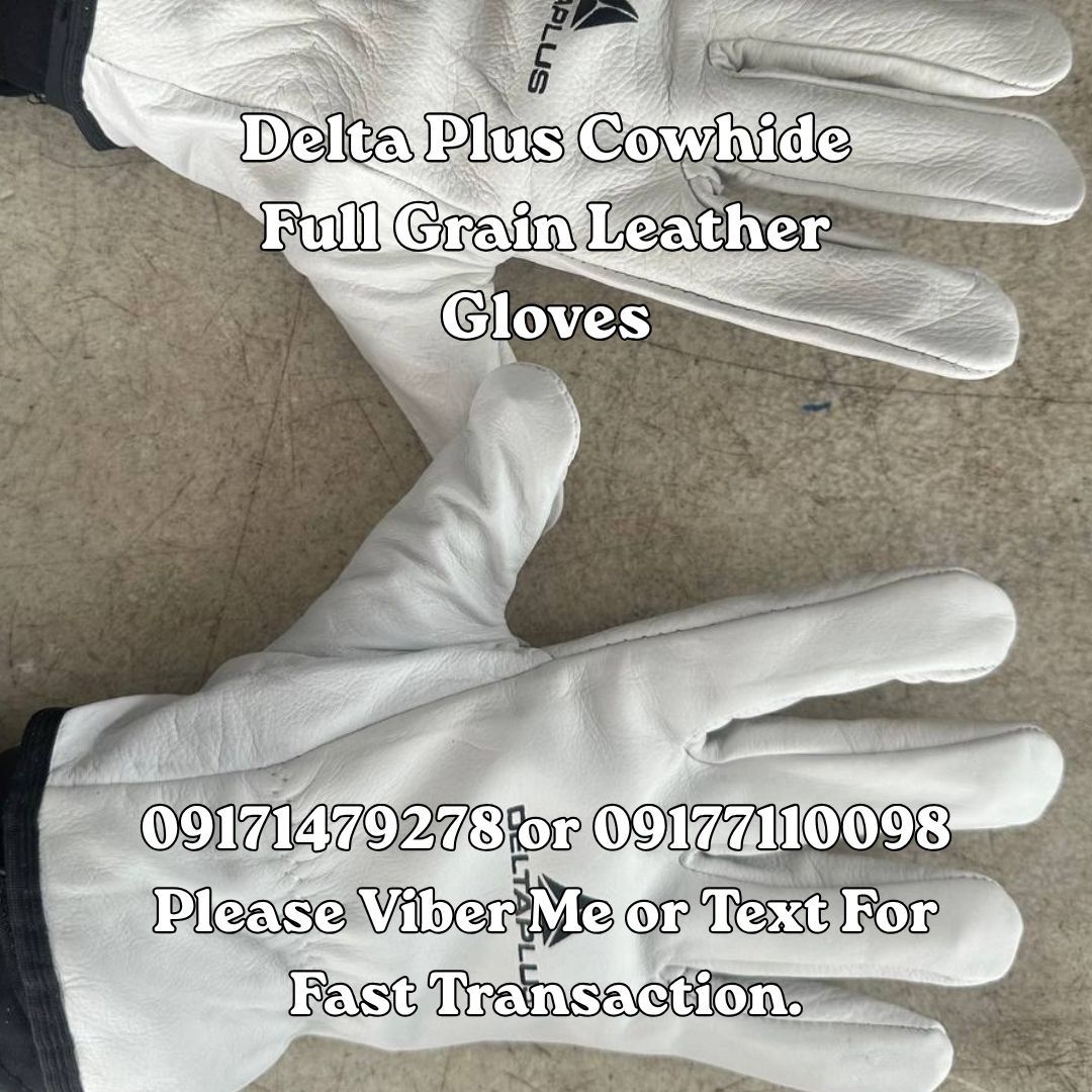 Delta Plus Cowhide Full Grain Leather Gloves (Category: Home Improvement Tools & Accessories) located in Manila. Submitted by 09171479278_elsie. (Listing ID 1462265613, Image 1). Description: Delta Plus Cowhide Full Grain Leather Gloves .