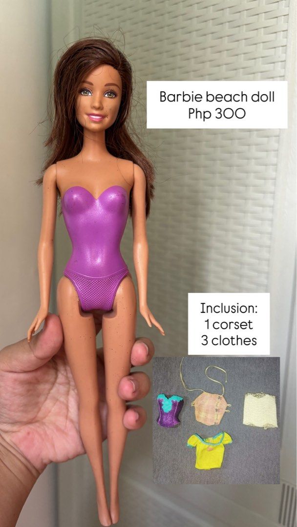 Dolls (Barbie, Pony, Bratz) (Category: Kids Toys) located in Quezon City. Submitted by piyayaaaaaa10 (Listing ID 1462439594, Image 2). Description: Letting go of personal collection Dolls: - Pony set (My Little Pony Equestria “Neon” Rainbow Rocks Fluttershy Doll, 4 small pony, 1 big pony, 2 pony dolls) - Php 800 - Winter Barbie - 350 - Barbie Beach Set (Doll, 1 corset, 3 clothes) - 300 - Barbie set (Doll, 2 sets frozen themed clothes) - 350 - Vin