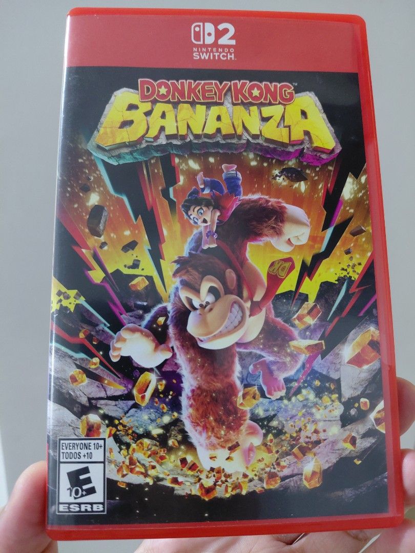 Donkey Kong Bananza - Nintendo Switch 2 Game (Category: Nintendo) located in Quezon City. Submitted by npmrcl (Listing ID 1462275739, Image 1). Description: - Donkey Kong Bananza for Nintendo Switch 2 - USA Region - Explore wild worlds and find golden bananas - Play as Donkey Kong w/ special abilities - Fun adventure for everyone - Cartridge and case included.
