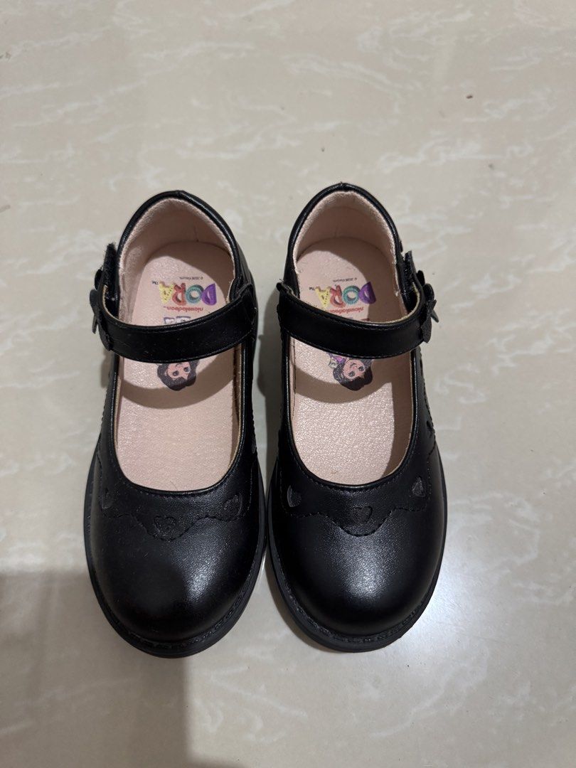 Dora school shoes (Category: Babies & Kids Fashion) located in Davao. Submitted by twogirlsapparel (Listing ID 1462403224, Image 1). Description: Used once lang huhu.