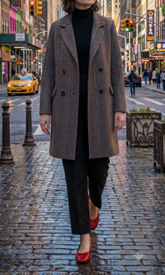 Double Breasted Plaid Coat (Category: Coats, Jackets and Outerwear) located in Manila. Submitted by dcory (Listing ID 1459813056, Image 1). Description: - Thick.