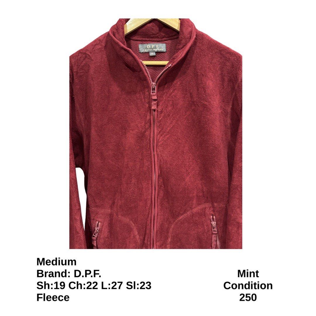 DPF Fleece Jacket (Category: Coats, Jackets and Outerwear) located in Bulacan. Submitted by rlemonfashionshop (Listing ID 1462417406, Image 2). Description: Premium Class Quality Items. Actual Item on Photo with Good/Mint Condition. Message us for inquiries, more information and confirmation. Wash before wearing. Thank you so much..