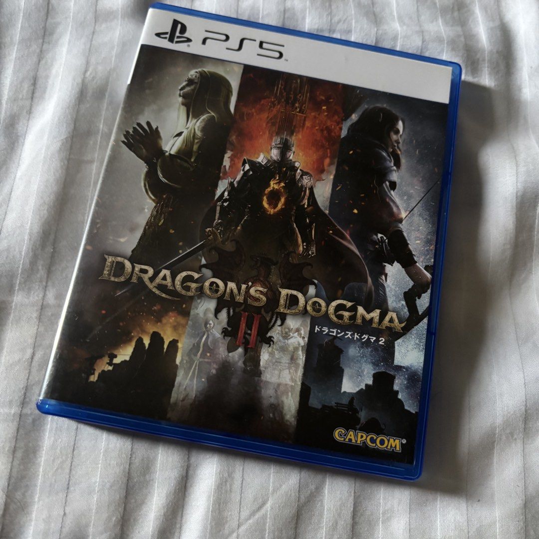 Dragon's Dogma 2 PS5 Game (Category: PlayStation) located in Manila. Submitted by erin_closet (Listing ID 1462337790, Image 1). Description: - Dragon's Dogma 2 for PlayStation 5 - Genre: Action RPG - Explore a vast and immersive world - Embark on an epic quest - Region free (playable worldwide) - Includes game disc and original case.