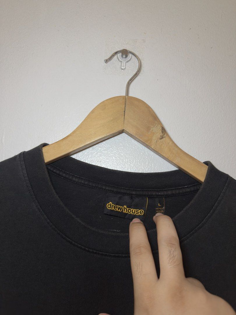 Drew House secret shirt (Category: Tshirts & Polo Shirts ) located in Sarrat. Submitted by villtage (Listing ID 1462325300, Image 3). Description: -Washed & ready to wear -23x28.5 -color rate 8.5/10 or better -issue: minimal color transfer on print (see picture).