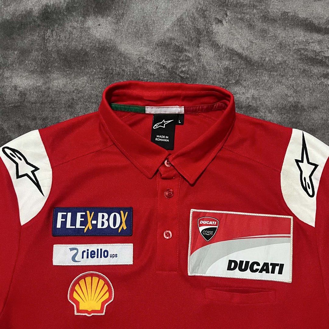 Ducati GP17 Polo Shirt (Category: Tshirts & Polo Shirts ) located in Cagayan de Oro. Submitted by montresor.ph (Listing ID 1462414744, Image 2). Description: Condition: As new Width: 21 Length: 28 Color rate: 10/10 Price: 3,000.