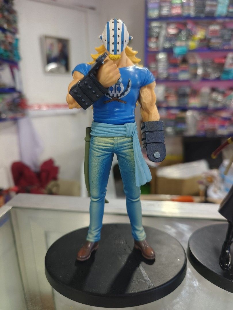 Dxf Onigashima Worst Generation set (Category: Figurines & Statues) located in Cebu City. Submitted by neilbox (Listing ID 1462291239, Image 2). Description: Bawal sa maselan, may minimal paint chip at scratches sa base, luffy putol isa peg and discoloration sa arms. wysiwyg..