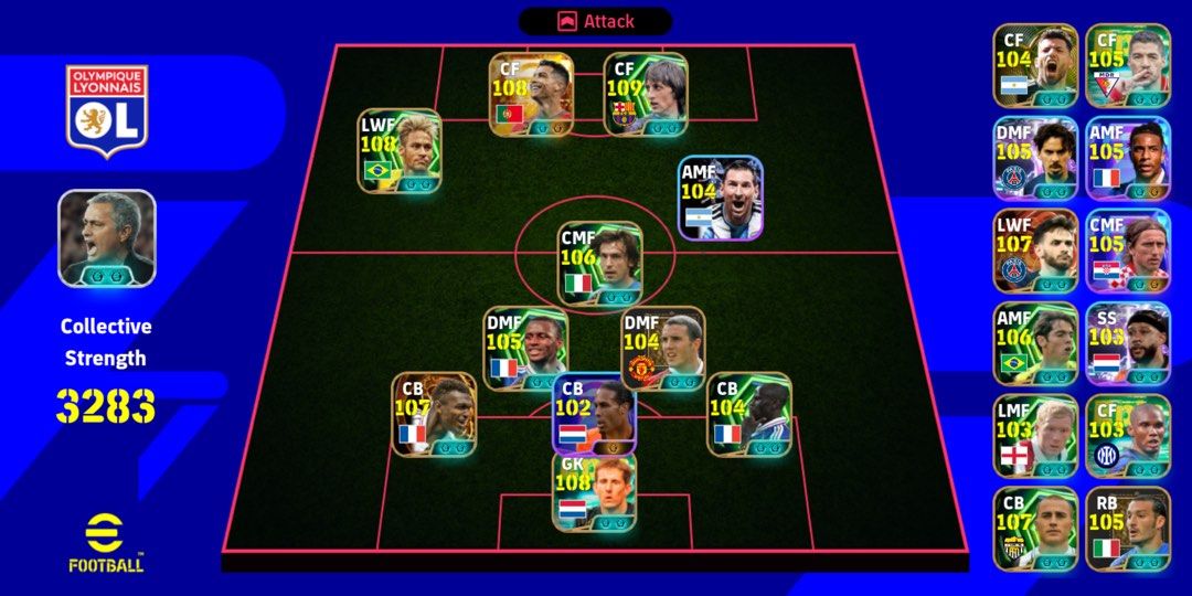 Efootball account 3282 （分類：遊戲禮物卡及帳戶）位於 Hong Kong。 由 kobe21620005004 提交（商品編號 1459052825，圖片 1）。簡介： Ronaldo and Messi big time New Van Der Sar Price negotiable meet up trade ok。