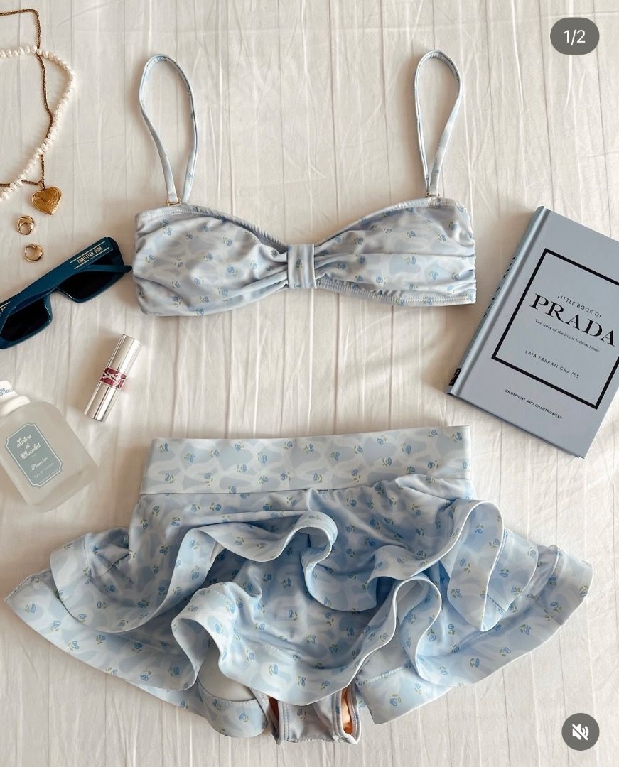 Eightmermaid Sasha Bikini in Blue (Category: Bikinis & Swimsuits) located in Pavia. Submitted by 98chic (Listing ID 1462330032, Image 1). Description: Like new, only used once, no flaws, small size.
