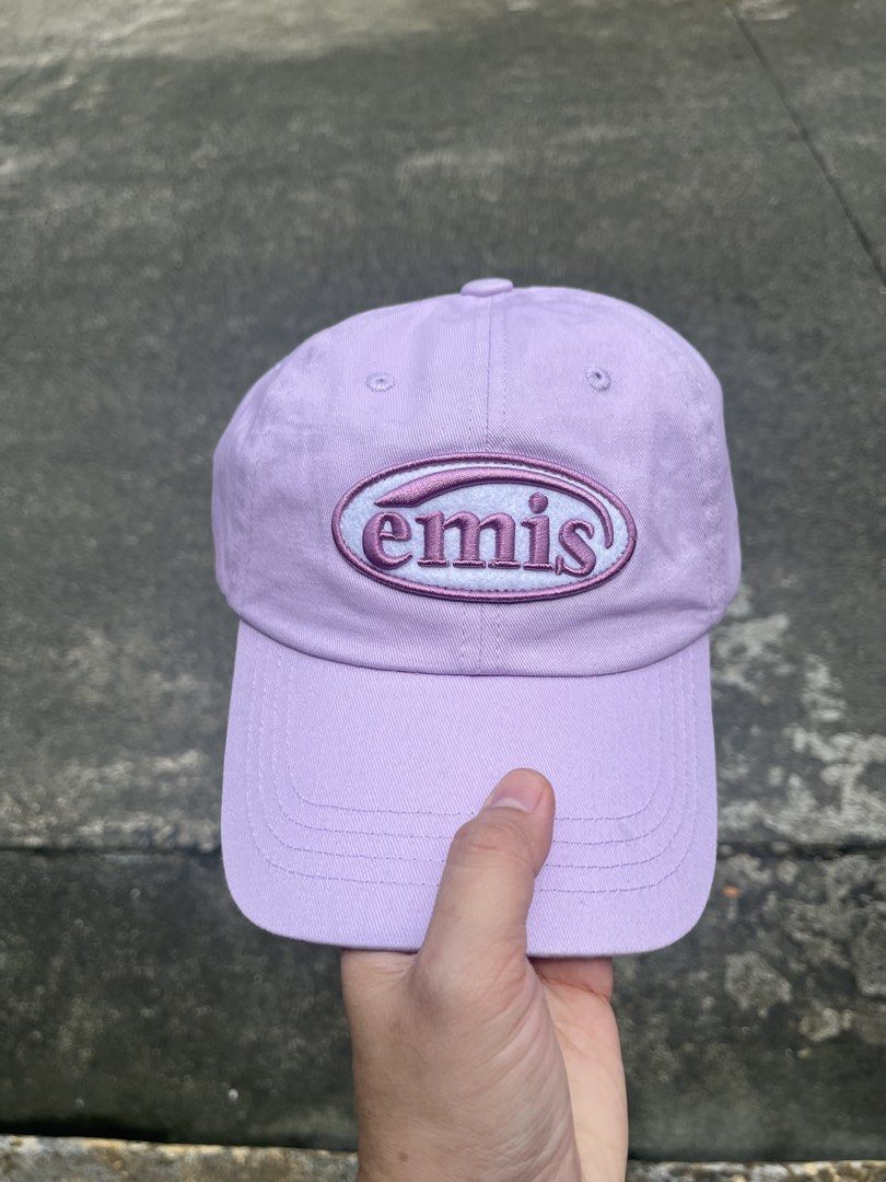 EMIS patch logo lavender (Category: Caps & Hats) located in Manila. Submitted by mavixcollection (Listing ID 1462299435, Image 2). Description: AVAILABLE ❗️Brand New Item : EMIS Lavender patch logo SALE Price❗️ : ₱900 add 100 for shipping and handling via J&T Before : ₱2,000 ❌ Size: OSFA / Adjustable Bnew - never worn Swipe for more details➡️ Color may vary due to lighting 💡 Camera 📸: Android NO COD ❎ Payment : Gotyme & Gcash 💳 No refunds, No 