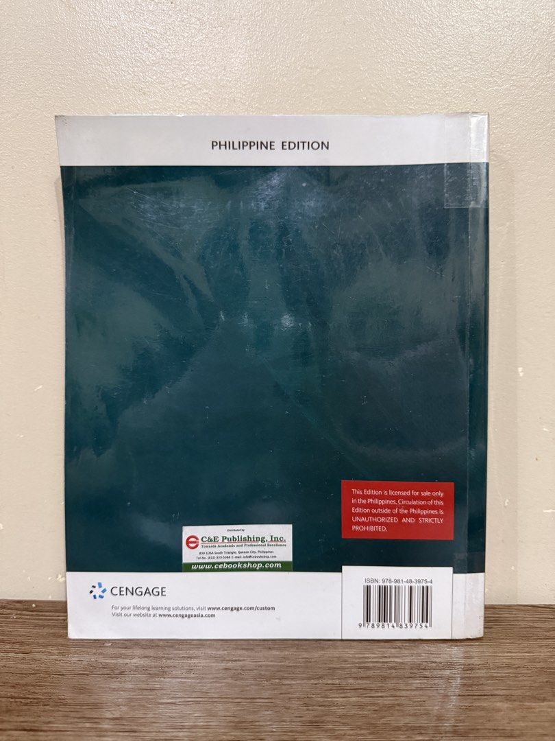 Entrepreneurship Theory, Process, and Practice 10th Edition Philippine Edition (Category: Textbooks) located in Manila. Submitted by fastforest_c7f046 (Listing ID 1462322053, Image 2). Description: - Entrepreneurship Textbook, 10th Edition - Philippine Edition by Donald F. Kuratko - Published by Cengage - Ideal for Business and Entrepreneurship Courses - Licensed for sale in the Philippines only. Unauthorized circulation outside the Philippines i