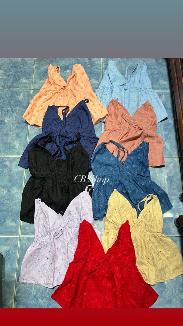 eyelet top (Category: Sleeveless) located in Manila. Submitted by bautistaclarice (Listing ID 1462390837, Image 1). Description: .