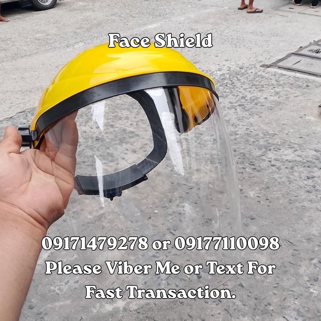 Face Shield (Category: Home Improvement Tools & Accessories) located in Manila. Submitted by 09171479278_elsie. (Listing ID 1462316494, Image 1). Description: Face Shield.