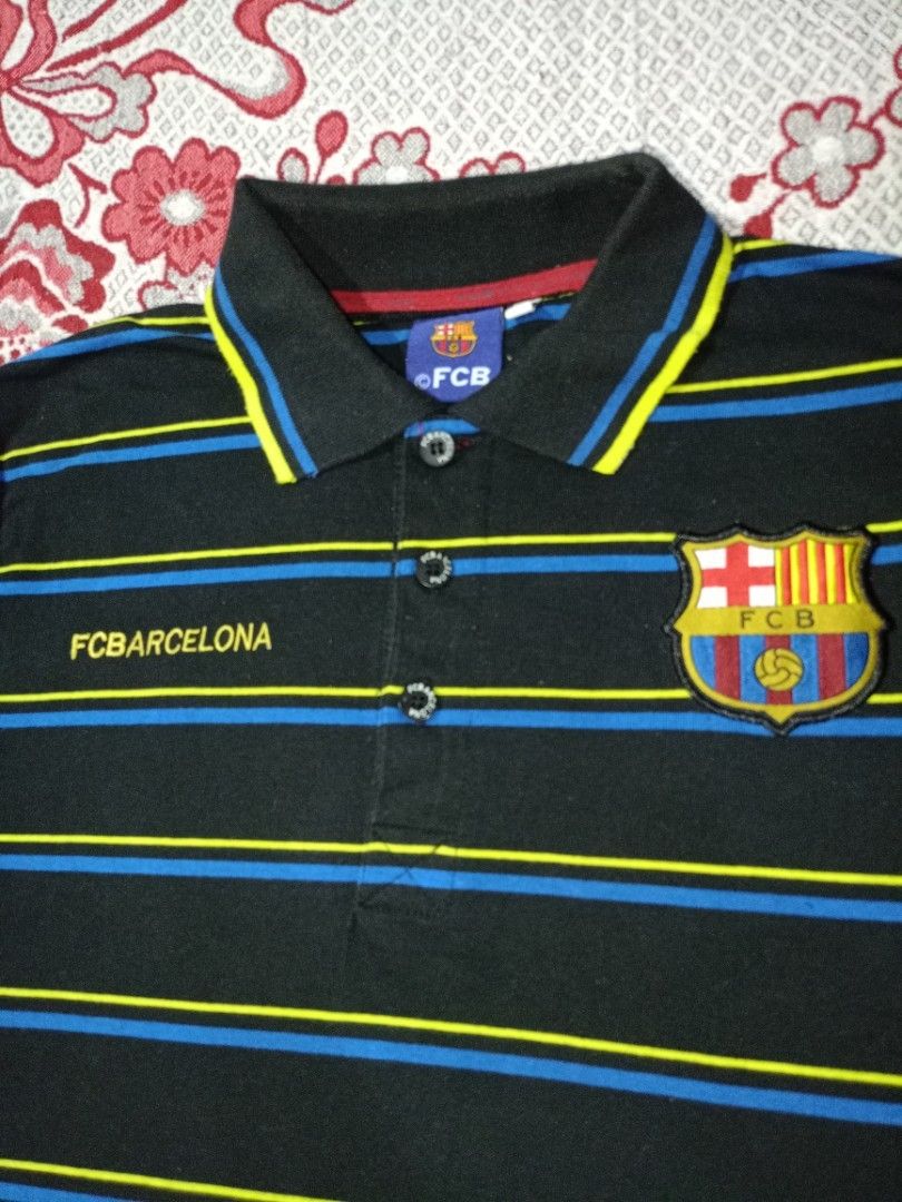 FC Barcelona striped polo shirt (Category: Tshirts & Polo Shirts ) located in Nagcarlan. Submitted by retirorene36960 (Listing ID 1462400483, Image 2). Description: THIS ITEM IS FROM THRIFT PAYMENT FIRST PO TAYO UNLI VC NO COD PAYMENT G CASH LOCATION NAGCARLAN LAGUNA.