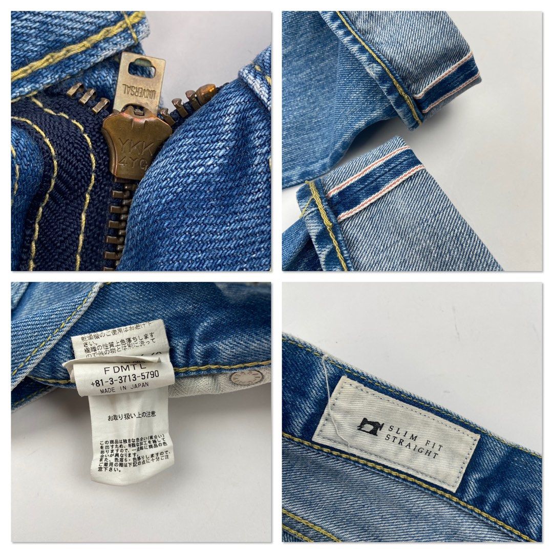 FDMTL (Category: Jeans) located in Manila. Submitted by draftdrops (Listing ID 1462282887, Image 3). Description: Denim pants and excellent condition Waistline :34 Length:39.
