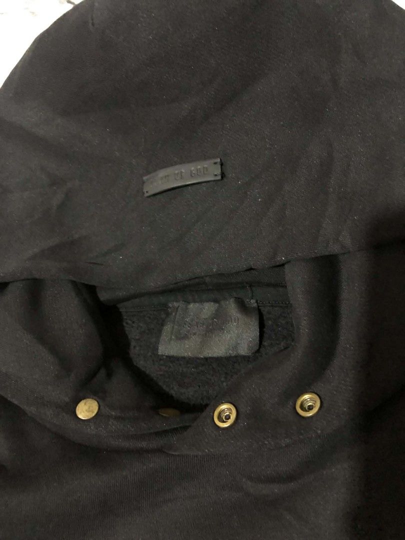Fear Of God Baseball (Category: Coats, Jackets and Outerwear) located in Valenzuela. Submitted by nk_thriftshop (Listing ID 1462438228, Image 3). Description: Dimes: 24x26 Issue:last pic Color Rate: 10/10 Condition: 10/10.