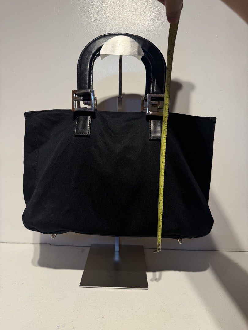 Fendi Black Nylon Tote Bag (Category: Tote Bags) located in Pasig City. Submitted by armoire_deluxe (Listing ID 1462416515, Image 3). Description: Pre💕 item. In good condition..
