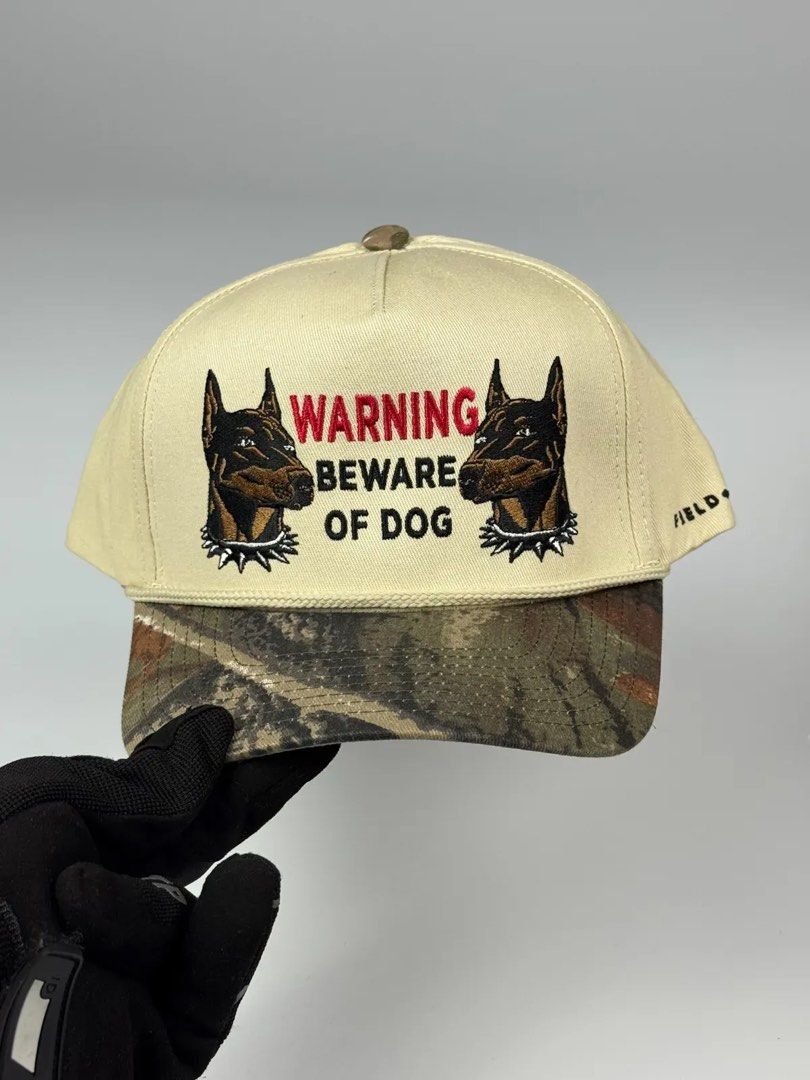 Field Grade "Beware of Dog" (Category: Caps & Hats) located in Manila. Submitted by newwind.52e349 (Listing ID 1462317739, Image 2). Description: Carefully Curated Piece Good as New Condition Adjustable Fit No Major Flaws Found Ready to Wear Please review all photos carefully for the item’s complete condition before purchasing. Need additional photos, videos, or measurements? Feel free to send us a message on Instagram—we’re happy to assist..