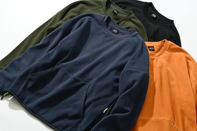 Find-out workman's fleece pullover (Category: Coats, Jackets and Outerwear) located in Baguio. Submitted by esselingri00355 (Listing ID 1462395156, Image 2). Description: 🌻Find-out workman's fleece pullover ✨Likenew condition, no issue, no pressed parts 🏷️large on tag (W24 L28) 🌻10/10 color rate 🌻Color may vary due to lighting 💸350 only+sf 💰MOP: Gcash 📣shipping via j&t.