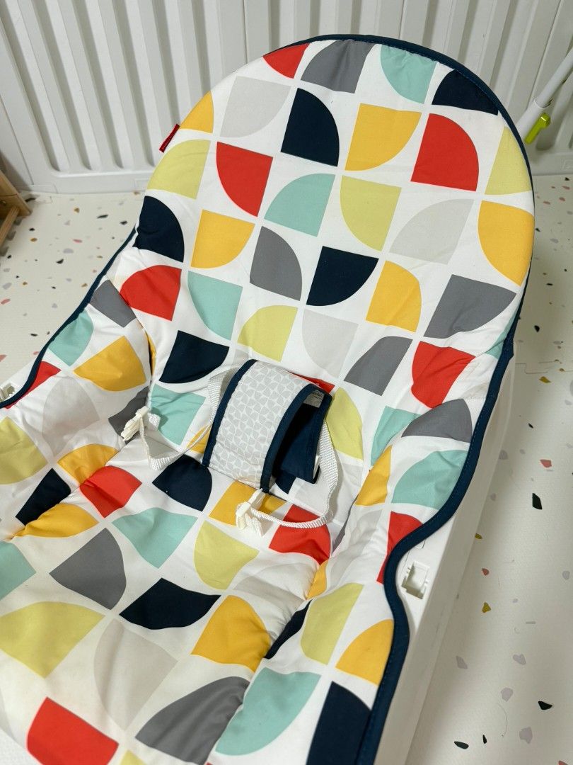 Fisher Price Rocking Chair (Category: Other Kids Furniture) located in Cavite. Submitted by aaron112 (Listing ID 1462343280, Image 2). Description: Fisher Price Rocking Chair * Declutter sale * Slighty used * No issue, brand new quality * Comes with box and complete accessories Price: 2,000.