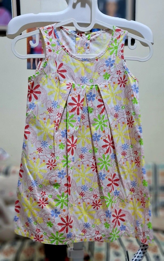 Floral dress (Category: Babies & Kids Fashion) located in Quezon City. Submitted by thetetajabakes (Listing ID 1462385628, Image 1). Description: - preloved ( can fit up to 3 to 5 y/o) - outgrown clothes - RFS : Decluttering.