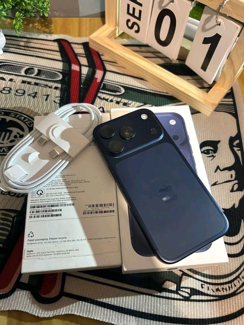 For sale (Category: Cases & Sleeves) located in Manila. Submitted by warmhorse.7002aa (Listing ID 1462364263, Image 3). Description: sale iphone 17 pro 256gb 5G no issue no history repair complete with orig box and cord under warranty till July 2027 Meet up pick up delivery via LBC .