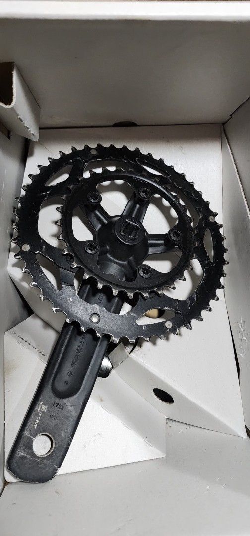 FSA Tempo Crankset 170mm 46/30T (Category: Bicycles) located in Magalang. Submitted by jnd.comia (Listing ID 1462342021, Image 2). Description: - FSA Tempo Crankset - Crank Arm Length: 170mm - Chainring Sizes: 46T and 30T (Double) - Ideal for Road Bikes - Great for new builds or upgrades RFS; upgraded.