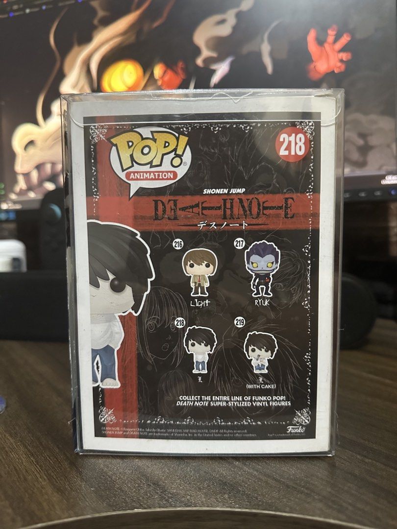 Funko Pop: L 218 [VAULTED] w/ Protector Art (Category: Designer & Blind Box Toys) located in Taguig. Submitted by collectem.ph (Listing ID 1462402572, Image 3). Description: - Funko Pop Figure: L 218 - Vaulted - w/ Protector Art - Box Condition: 8.5/10.