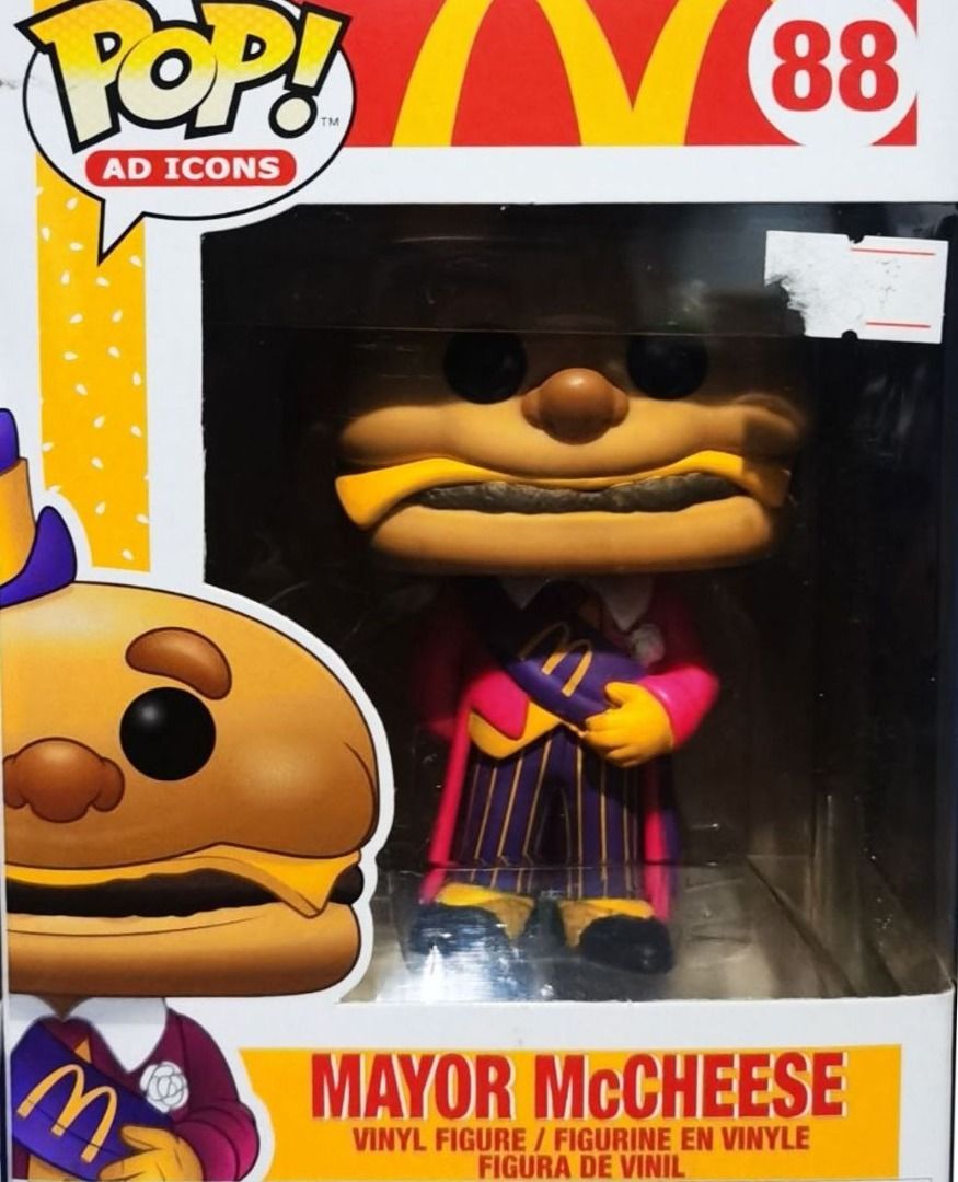 FUNKO POP! McDonalds Mayor McCheese #88 (Category: Comics & Manga) located in Quezon City. Submitted by iyanthology (Listing ID 1462350380, Image 1). Description: .