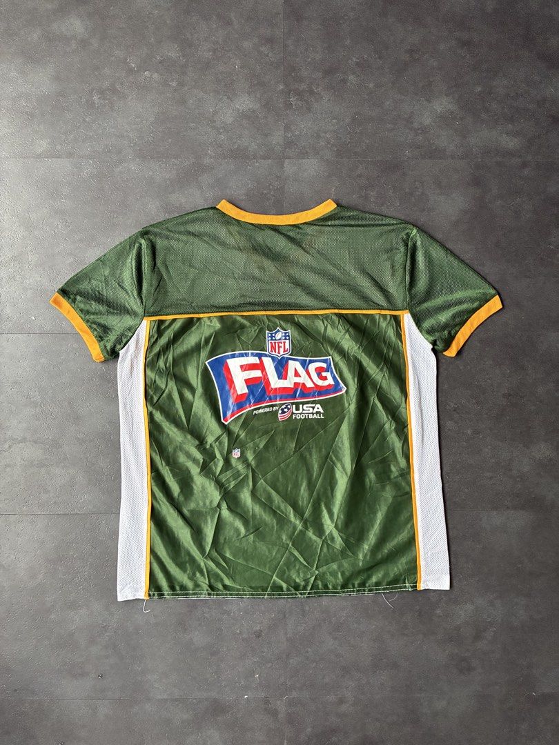 G Packers Football Jersey (Category: Tshirts & Polo Shirts ) located in Cabuyao City. Submitted by hesovint. (Listing ID 1462391481, Image 2). Description: IG: heso.vint Flaw: signs of use Fits: M width: 21 length: 26 sleeve (pit to cuff): unit: inches +sf.