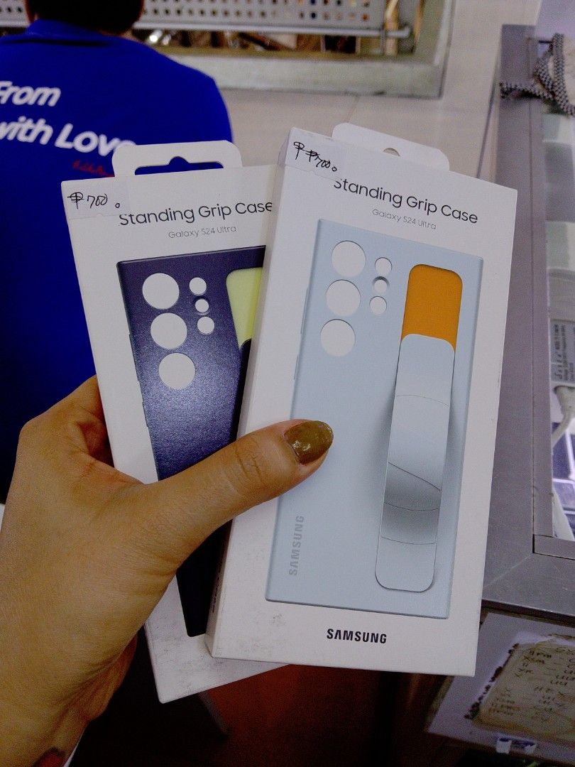 Galaxy S24 ultra Grip Case original (Category: Cases & Sleeves) located in Manila. Submitted by cettipreloved (Listing ID 1462301016, Image 1). Description: brandnew original 600each 2 for 1100.