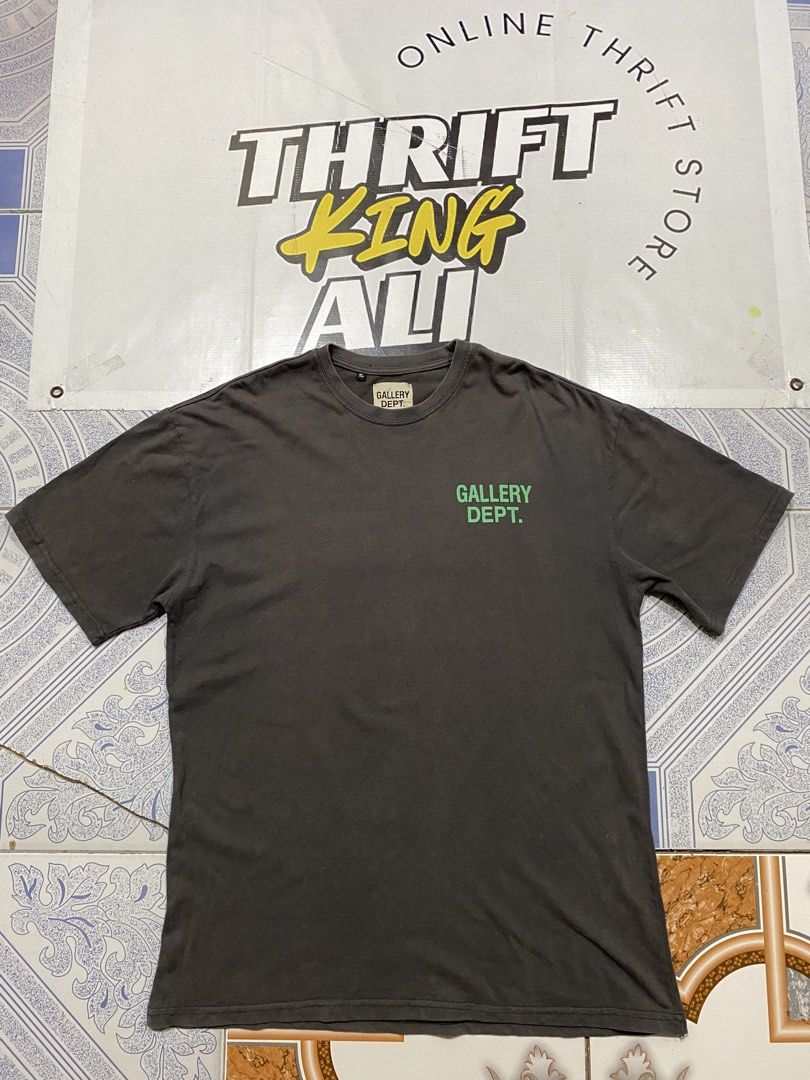 Gallery Dept. Shirt (Category: Tshirts & Polo Shirts ) located in Rosario. Submitted by thrift_king_ali (Listing ID 1462350281, Image 1). Description: Gallery Dept. Large Dimes: W-22.5 L-31 issue: minimal hairlines 300+sf.