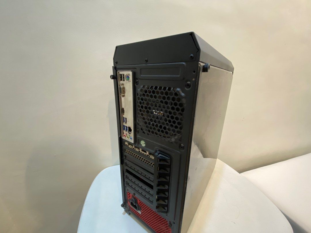Gaming Desktop PC (Intel & RTX 2060 SUPER) (Category: Desktops) located in Manila. Submitted by lalapie (Listing ID 1462409775, Image 3). Description: PRICE: ₱35,000 OS: Microsoft Windows 10 Pro CPU: Intel i5-8500 MOBO: MSI B365 PRO-VH RAM: HyperX Fury 16GB (2 sticks) GPU: Nvidia RTX 2060 SUPER STORAGE: Seagate 1TB HDD & Sata 250gb SSD FREE INCLUSIONS: - TPLINK bluetooth adapter - Vention wifi adapter - Logitech g102 wired mouse Negotiable. RFS: 
