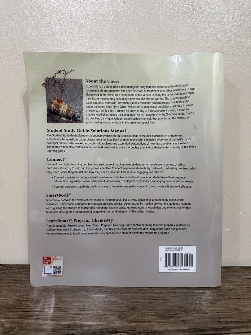 General, Organic, and Biochemistry 10th Edition Textbook (Category: Textbooks) located in Manila. Submitted by fastforest_c7f046 (Listing ID 1462321475, Image 2). Description: - 10th Edition General, Organic, and Biochemistry Textbook - International Student Edition (for use outside the U.S.) - Includes Student Study Guide/Solutions Manual - Covers Connect and SmartBook features.