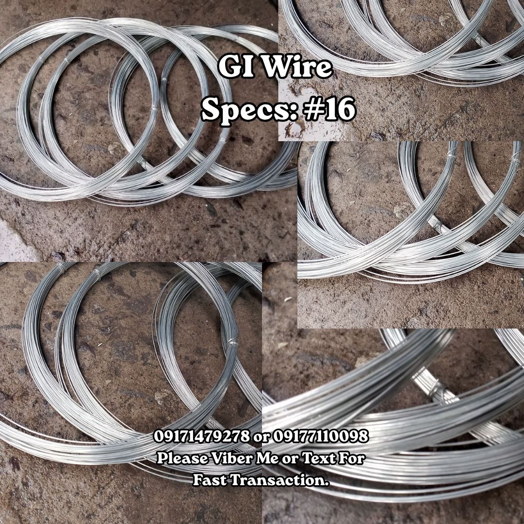 GI Wire Specs: #16 (Category: Home Improvement Tools & Accessories) located in Manila. Submitted by 09171479278_elsie. (Listing ID 1462315240, Image 1). Description: GI Wire Specs: #16.