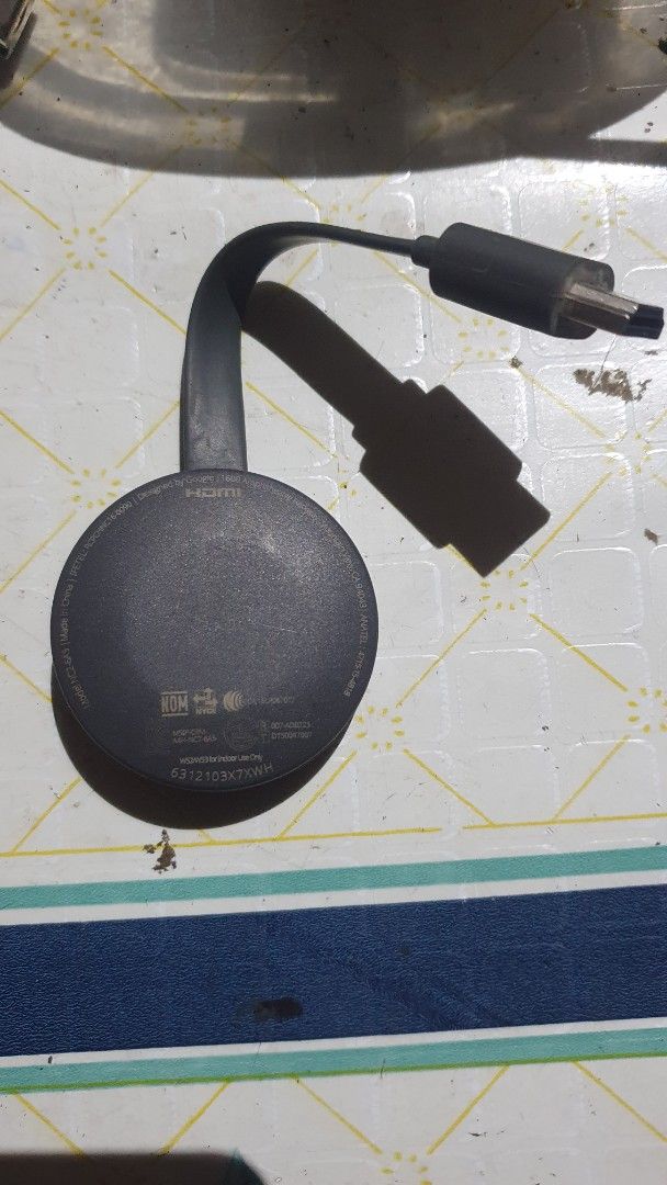 Google Chromecast W2S2/W53 HDMI Streaming Device (Category: Other Accessories) located in Cebu City. Submitted by gelmarbrig15075 (Listing ID 1462434924, Image 2). Description: - Google Chromecast streaming device (Model W2S2/W53) - Connects directly to your TV's HDMI port - Perfect for streaming your favorite content - Effortless setup: Plug in and connect to Wi-Fi - Compact and portable design.