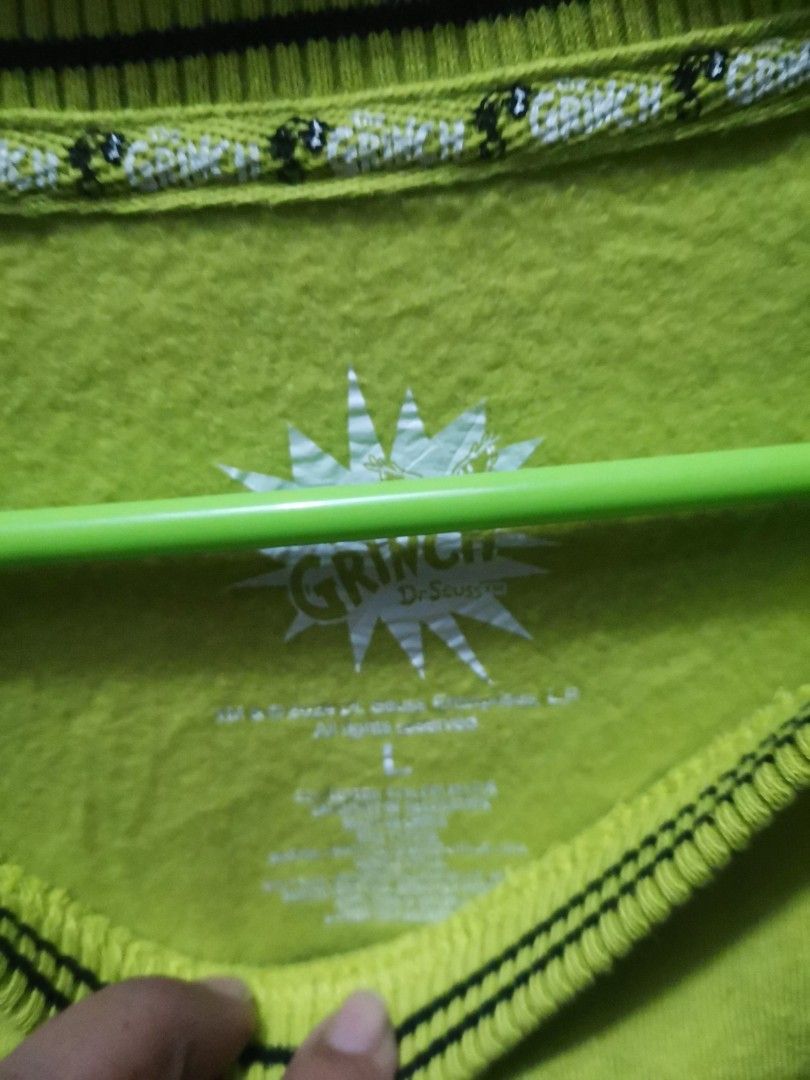 Grinch jacket Large (Category: Coats, Jackets and Outerwear) located in Manila. Submitted by mharl16apron (Listing ID 1462438678, Image 2). Description: Excellent condition Large Need wash.