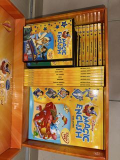 Grolier Disney Magic English Activity Book And DVD Set [ 26 Books