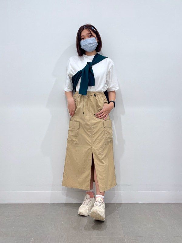 GU - Utility Cargo Style Maxi Skirt (Category: Skirts) located in Cavite. Submitted by hand.picked (Listing ID 1462364343, Image 1). Description: GU - Utility Cargo Style Maxi Skirt Size: Large 29-30” Waistline (stretchable) 35.5” Length Condition: Excellent.