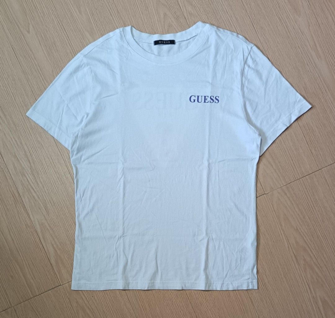 GUESS TRIANGLE LOGO SHIRT (Category: Tshirts & Polo Shirts ) located in Cavite. Submitted by marcuz.lifestyle (Listing ID 1462364601, Image 2). Description: SIZE:XL ON TAG(FIT TO MEDIUM) WIDTH:20 LENGTH:28 VERRYGOOD CONDITION NO ISSUE NEED WASH ONLY COLOR RATE:9.5/10 MOP:GCASH DELIVERY COURIER:JNT LOCATION:IMUS CAVITE.