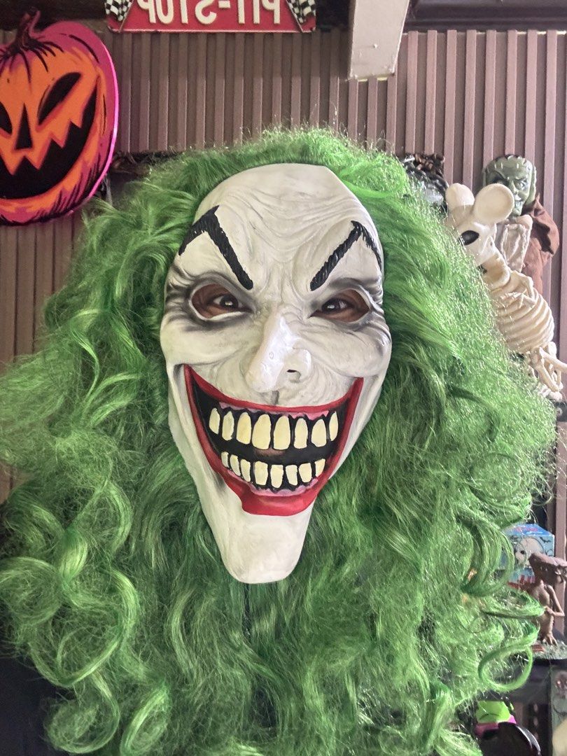 Halloween Mask Joker Mask (Category: Figurines & Statues) located in Pasig City. Submitted by JMToysandCollectibles (Listing ID 1462287401, Image 1). Description: ‼️NO RENTAL FOR SALE ONLY‼️ ‼️Seasonal Item/ Limited Stocks Halloween Mask Joker Mask PHP1,400 Came from UK Made of Quality Rubberize Latex Pick Up or Delivery via Lalamove Shipping via LBC MOP: Gcash/ BPI/ BDO.