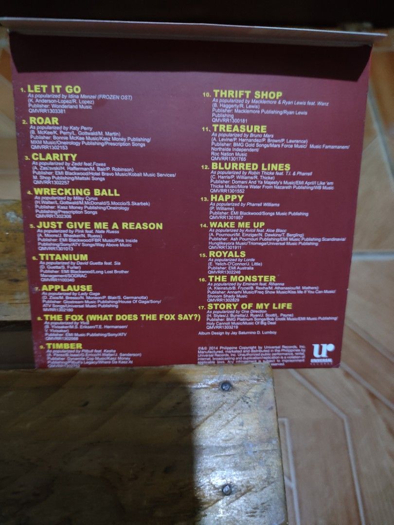 Hits After Hits by Various Artist (Category: CDs & DVDs) located in Paranaque City. Submitted by jnthn.c (Listing ID 1462405002, Image 2). Description: nm to m.