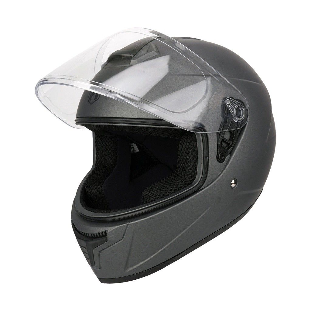HNJ Matte Grey Full Face Motorcycle Helmet (Category: Helmets and other Riding Gears) located in Taguig. Submitted by ___gemini___ (Listing ID 1462301036, Image 3). Description: - Matte Grey HNJ Full Face Helmet - BPS Certified for safety - Comes with a clear visor - Provides great protection for your rides - Fast delivery available Date bought: Sept 15, 2026 Reason for Sale: Too big .