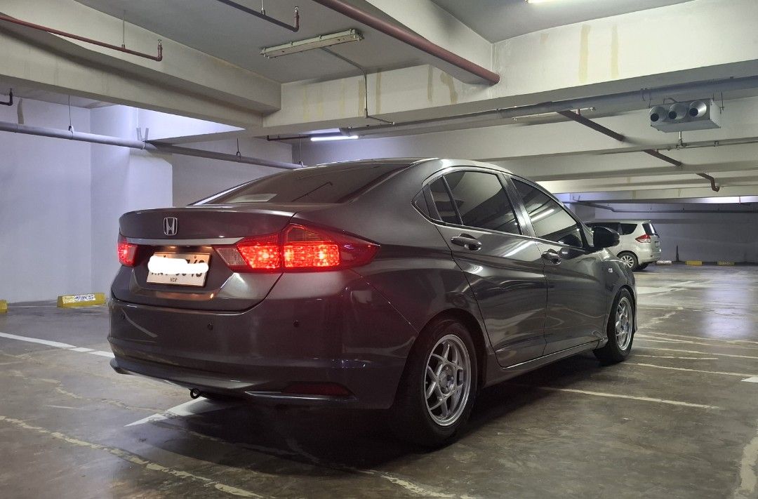 Honda City 1.5 i-VTEC (M) (Category: Used Cars) located in Paranaque City. Submitted by jonengs (Listing ID 1462394141, Image 3). Description: 2014 Honda City E Manual Transmission 59,xxx mileage 15s Rota Speed5 GT Radial Champiro GTX Pro tires Replaced KYB front shocks Replaced KYB shock mount Replaced 555 Stablink 345K Paranaque City.