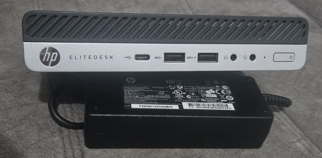 HP EliteDesk Mini PC i5, SSD 256, 16GB RAM (Category: Desktops) located in Singapore. Submitted by rajtmv (Listing ID 1462370446, Image 3). Description: - HP EliteDesk 800 G3 Desktop Mini Computer - Intel Core i5 7th Gen Processor - Intel Core i5-7500 CPU @ 3.40GHz (7th Generation) - SSD 256GB - RAM 16GB - Includes Original HP Power Adapter - Ready for Immediate Use - Ideal for Home or Office - Fast and Reliable Performance.