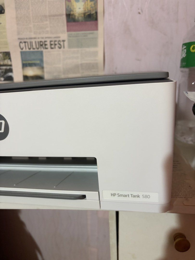 Hp Smart tank 580 (Category: Printers, Scanners & Copiers) located in Antipolo. Submitted by shopaholicsammm (Listing ID 1462307342, Image 3). Description: Used for few months pang process lang ng visa, super dalang lang nagamit haahaa selling low now! 8k ko siya nabili sa Office warehouse! 🩷 - pick up lang po sa bahay or grab/indrive. .